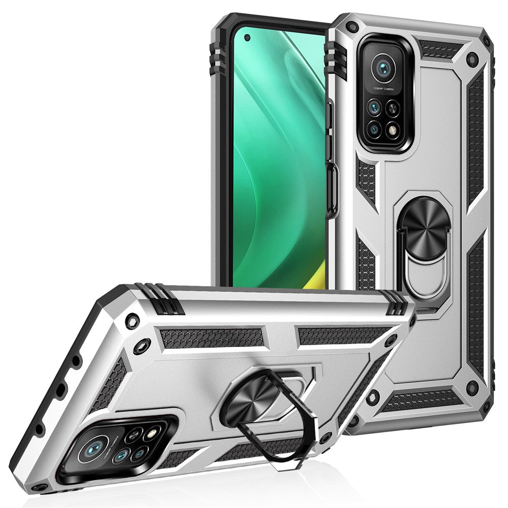 Armor Anti-fall Hybrid PC + TPU Shell for Xiaomi Mi 10T Pro 5G/Mi 10T 5G/Redmi K30S Kickstand Phone Cover