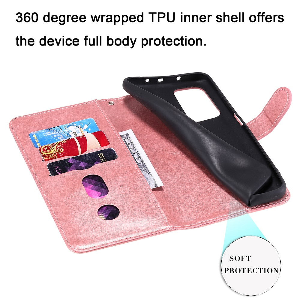 Zipper Pocket Leather Wallet Stand Case for Xiaomi Mi 10T 5G / Mi 10T Pro 5G / Redmi K30S