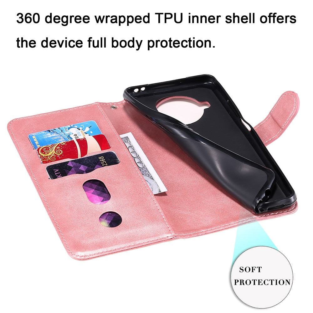 Zipper Pocket Wallet Cover Leather Stand Case for Xiaomi Mi 10T Lite 5G/10i 5G/Redmi Note 9 Pro 5G