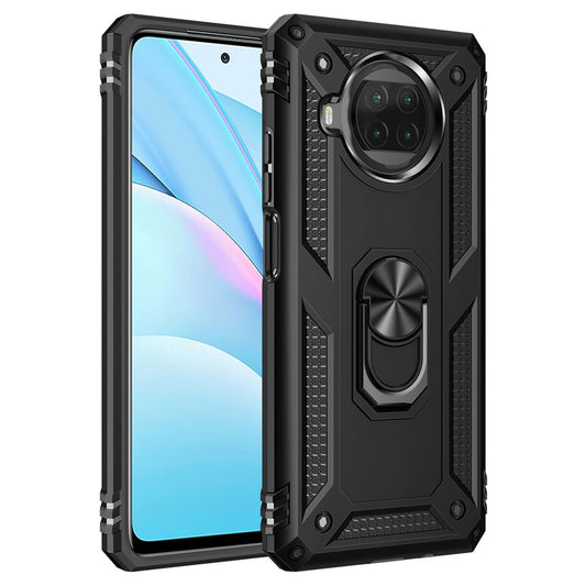 Anti-drop PC + TPU Hybrid Phone Shell with Ring Kickstand for Xiaomi Mi 10T Lite 5G/Redmi Note 9 Pro 5G/Mi 10i 5G