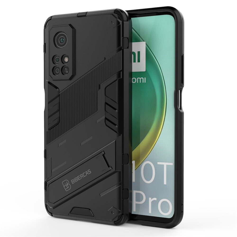 PC+TPU Hybrid Phone Case Protective Back Cover with Kickstand for Xiaomi Mi 10T Pro 5G / Xiaomi Mi 10T 5G / Xiaomi Redmi K30S