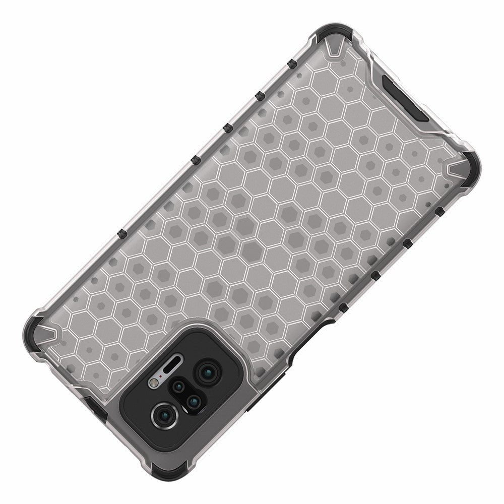 Honeycomb Pattern TPU + PC Hybrid Case for Xiaomi Redmi Note 10 Pro/Note 10 Pro Max