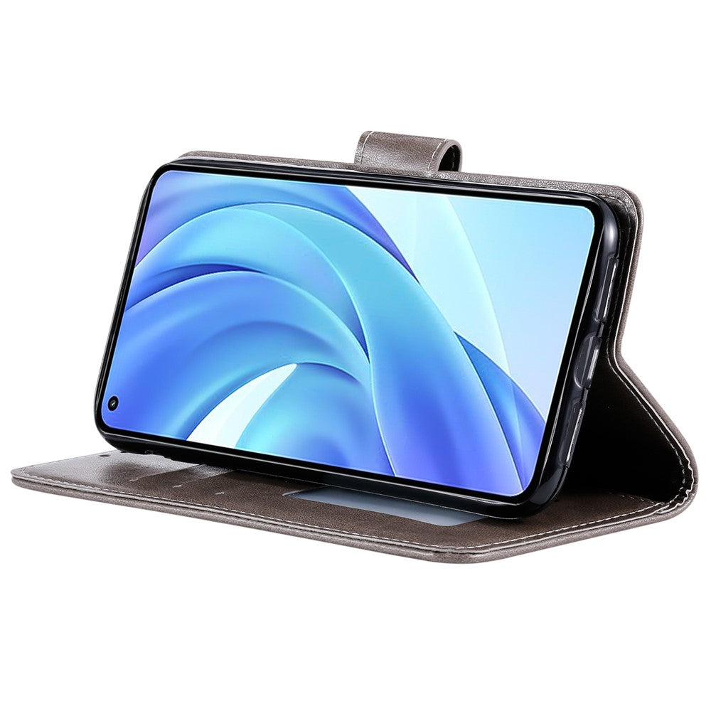 Imprint Flower Leather Wallet Stand Case for Xiaomi Mi 11 Lite 4G / 5G / 11 Lite 5G NE