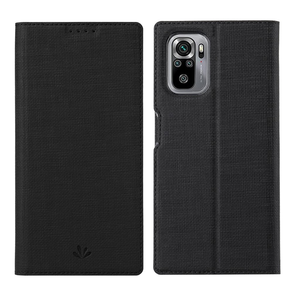 VILI DMX Series for Xiaomi Redmi Note 10 4G / Redmi Note 10S / Poco M5s 4G Card Holder Design Leather Stand Case