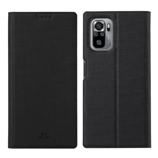 VILI DMX Series for Xiaomi Redmi Note 10 4G / Redmi Note 10S / Poco M5s 4G Card Holder Design Leather Stand Case
