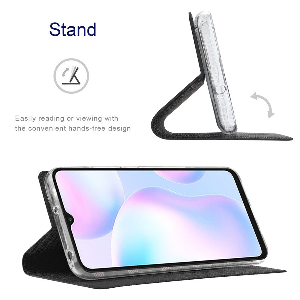 VILI DMX Series for Xiaomi Redmi Note 10 4G / Redmi Note 10S / Poco M5s 4G Card Holder Design Leather Stand Case