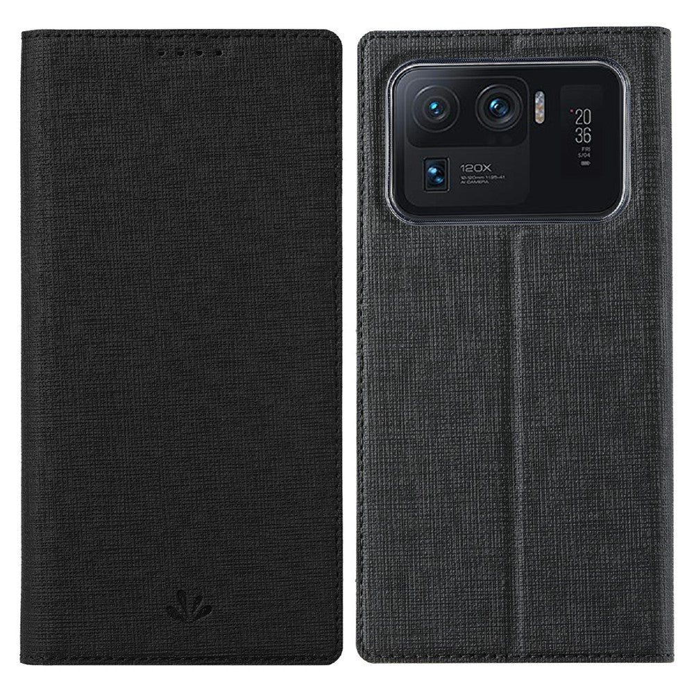 VILI DMX Series Card Holder Leather Protector Cover with Stand for Xiaomi Mi 11 Ultra
