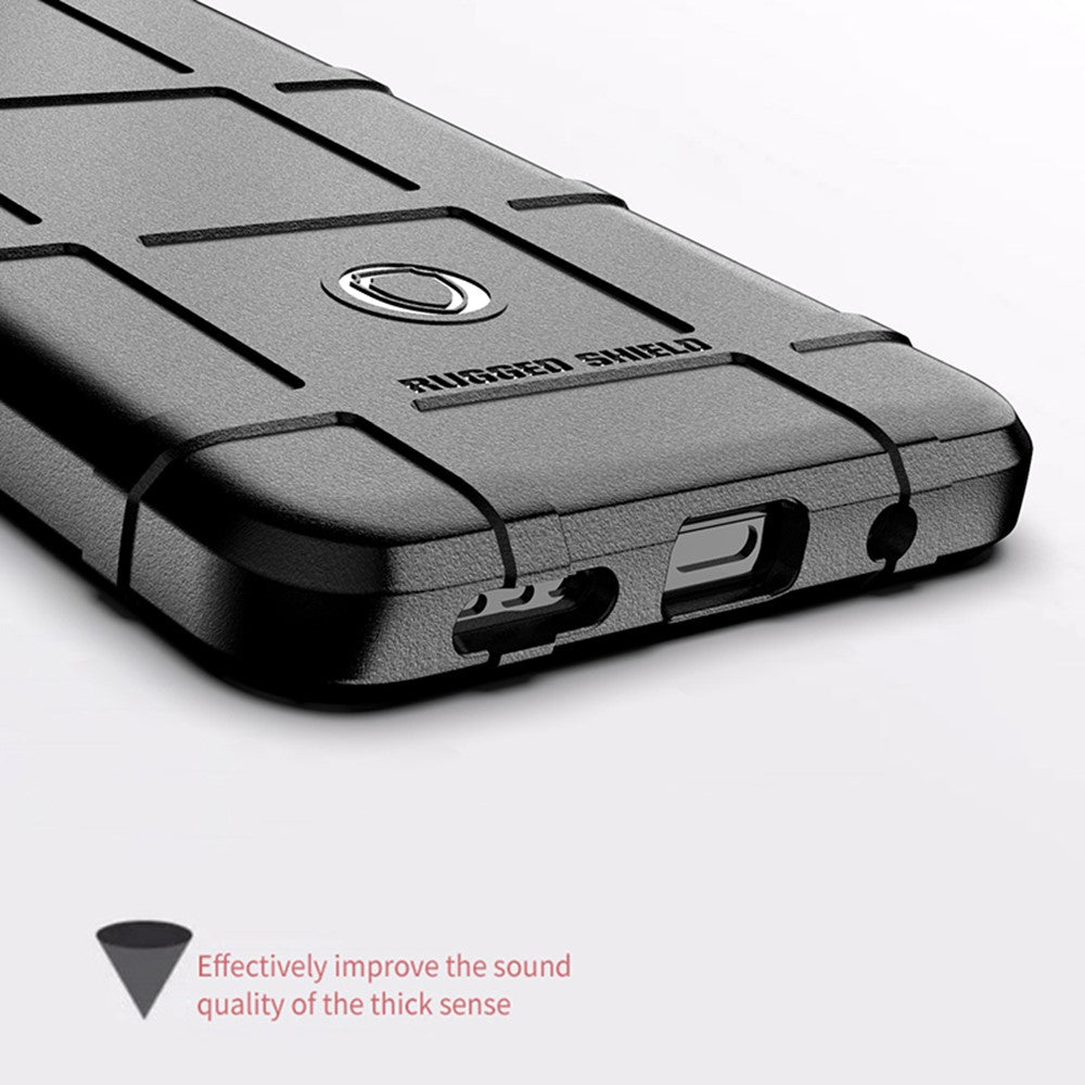 Shock-proof Rugged Square Grid Texture TPU Shell Case for Xiaomi Redmi Note 10 5G / Poco M3 Pro 5G / 4G