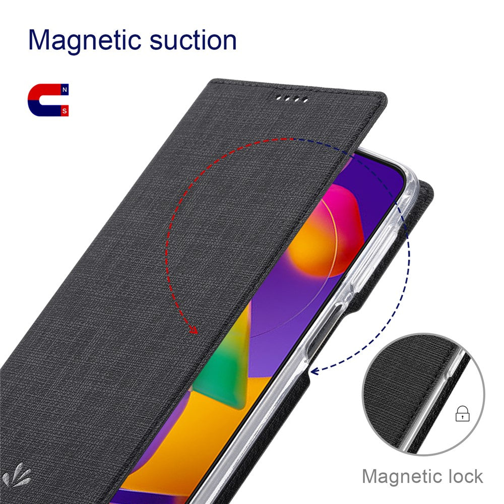 VILI DMX Series Card Holder Design Leather Protector Stand Cover for Xiaomi Redmi Note 10 5G/Poco M3 Pro 4G/Poco M3 Pro 5G