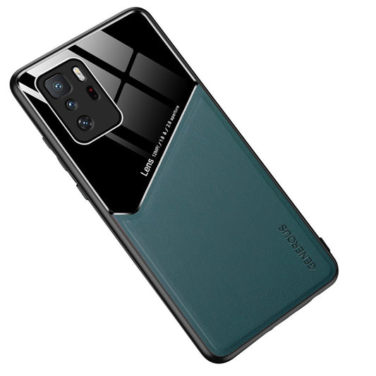 Magnetic Metal Sheet Design Precise Cut-Out Cover Leather Coated Hybrid Phone Case for Xiaomi Redmi Note 10 Pro 5G