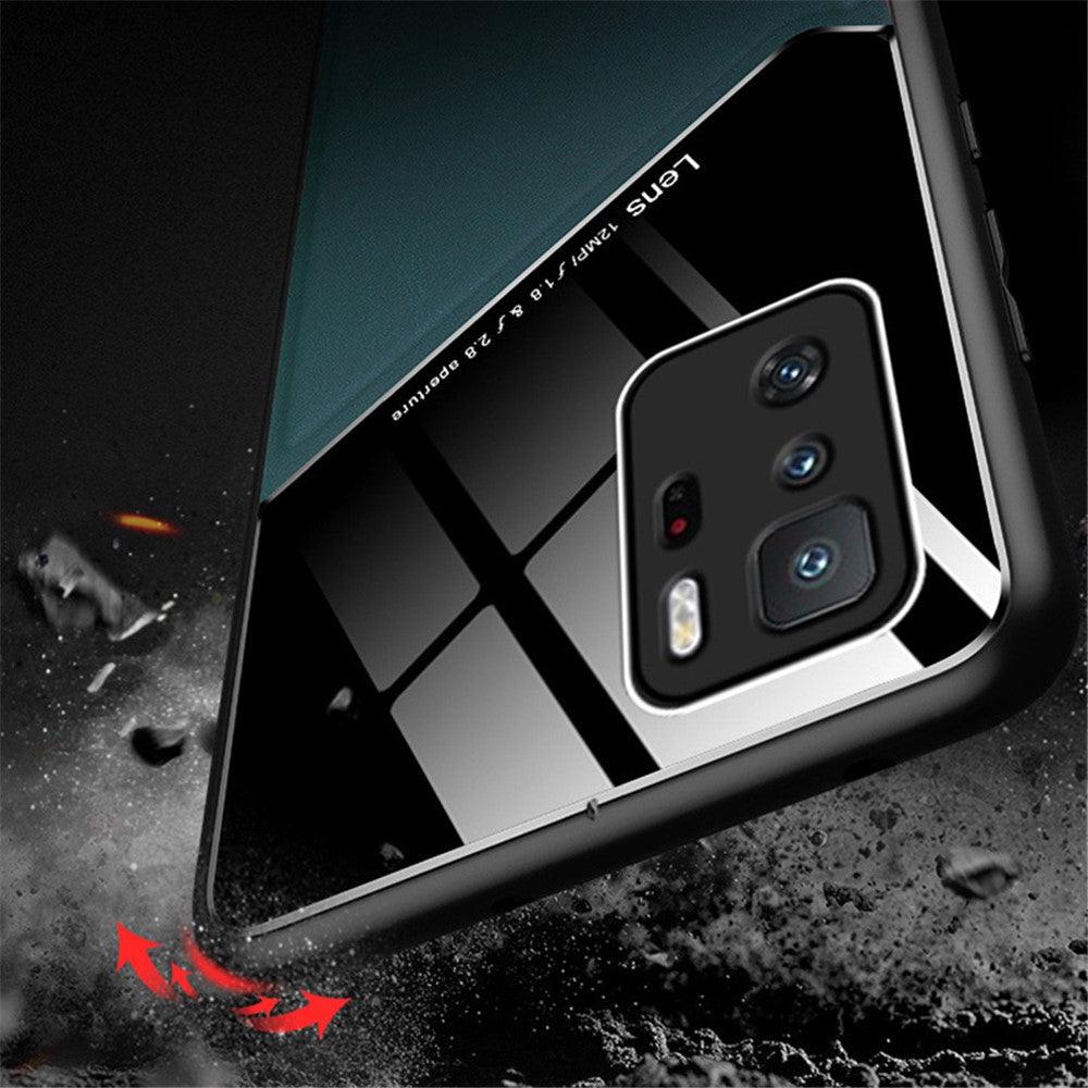 Magnetic Metal Sheet Design Precise Cut-Out Cover Leather Coated Hybrid Phone Case for Xiaomi Redmi Note 10 Pro 5G