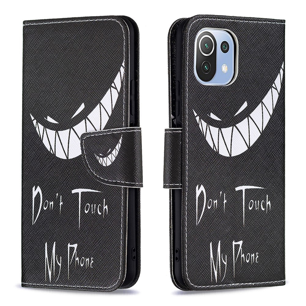 Pattern Printing Full Protection Leather Wallet Stand Phone Case for Xiaomi Mi 11 Lite 4G / 5G /11 Lite 5G NE