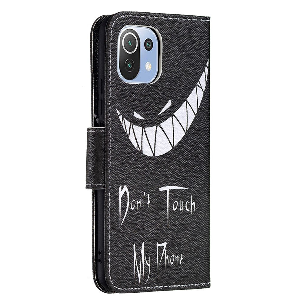 Pattern Printing Full Protection Leather Wallet Stand Phone Case for Xiaomi Mi 11 Lite 4G / 5G /11 Lite 5G NE