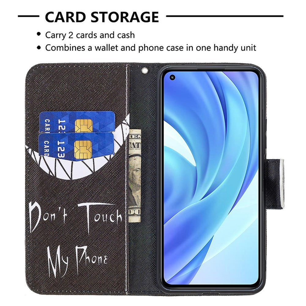 Pattern Printing Full Protection Leather Wallet Stand Phone Case for Xiaomi Mi 11 Lite 4G / 5G /11 Lite 5G NE