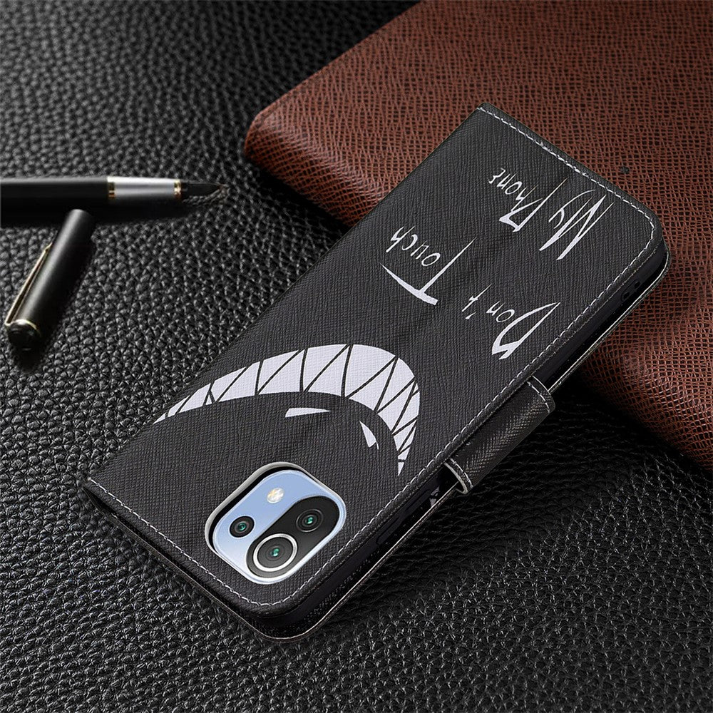 Pattern Printing Full Protection Leather Wallet Stand Phone Case for Xiaomi Mi 11 Lite 4G / 5G /11 Lite 5G NE