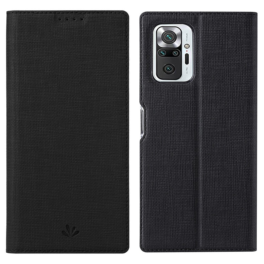 VILI DMX Series Leather Protector Stand Cover with Single Card Slot for Xiaomi Redmi Note 10 Pro