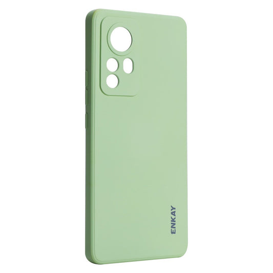ENKAY HAT PRINCE Anti-scratch Precise Cutout Hole Opening Liquid Silicone Phone Case Phone Cover for Xiaomi 12 5G/12X 5G/12S 5G