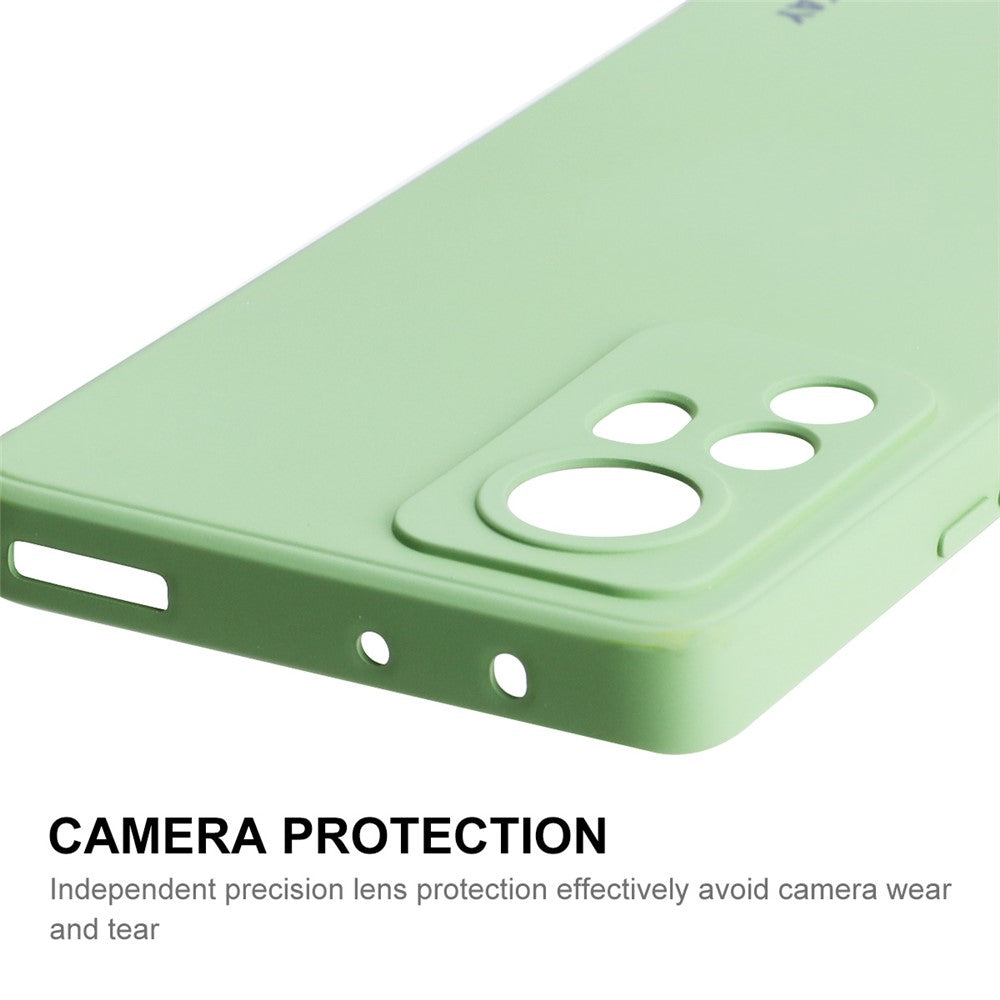 ENKAY HAT PRINCE Anti-scratch Precise Cutout Hole Opening Liquid Silicone Phone Case Phone Cover for Xiaomi 12 5G/12X 5G/12S 5G