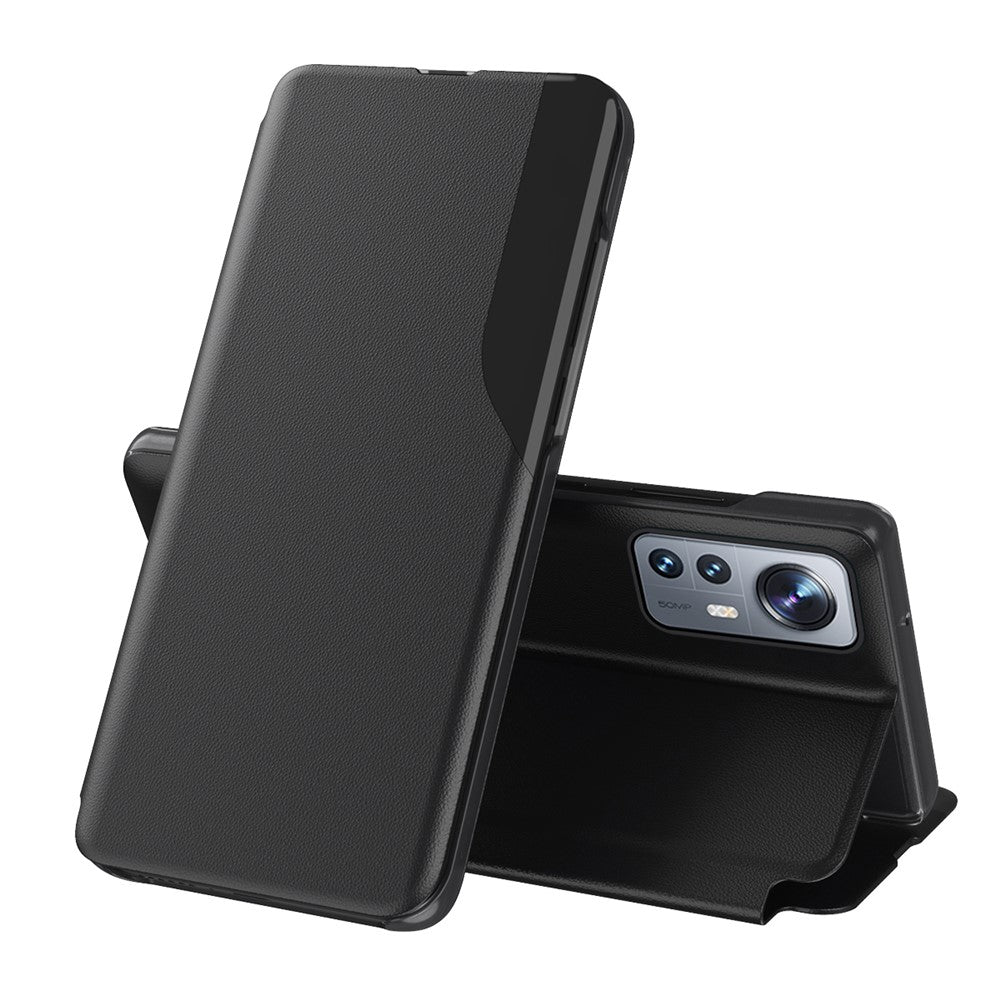 Phone Case Folio Flip PU Leather Stand Cover for Xiaomi 12 Pro 5G / 12S Pro 5G  / 12 Pro (Dimensity) 5G
