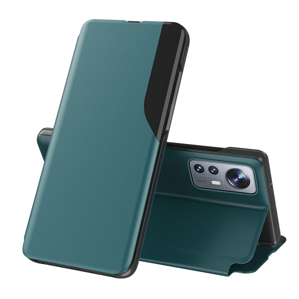 Phone Case Folio Flip PU Leather Stand Cover for Xiaomi 12 Pro 5G / 12S Pro 5G  / 12 Pro (Dimensity) 5G