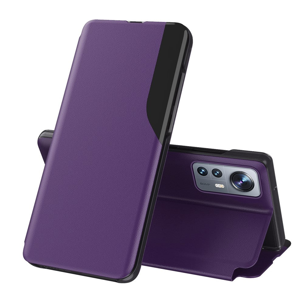 Phone Case Folio Flip PU Leather Stand Cover for Xiaomi 12 Pro 5G / 12S Pro 5G  / 12 Pro (Dimensity) 5G