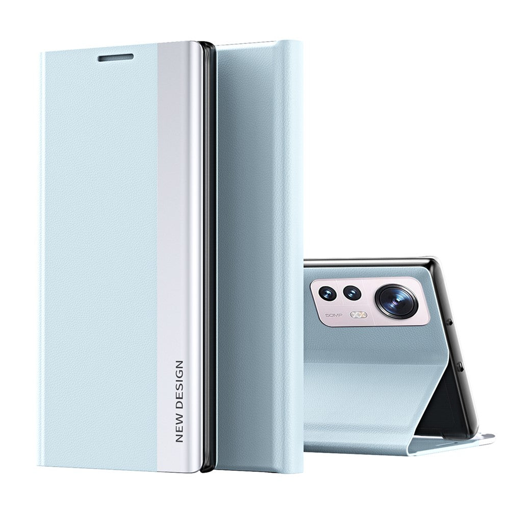 Folio Flip Full Protection PU Leather Stand Protective Phone Case for Xiaomi 12 5G / 12X 5G / 12S 5G