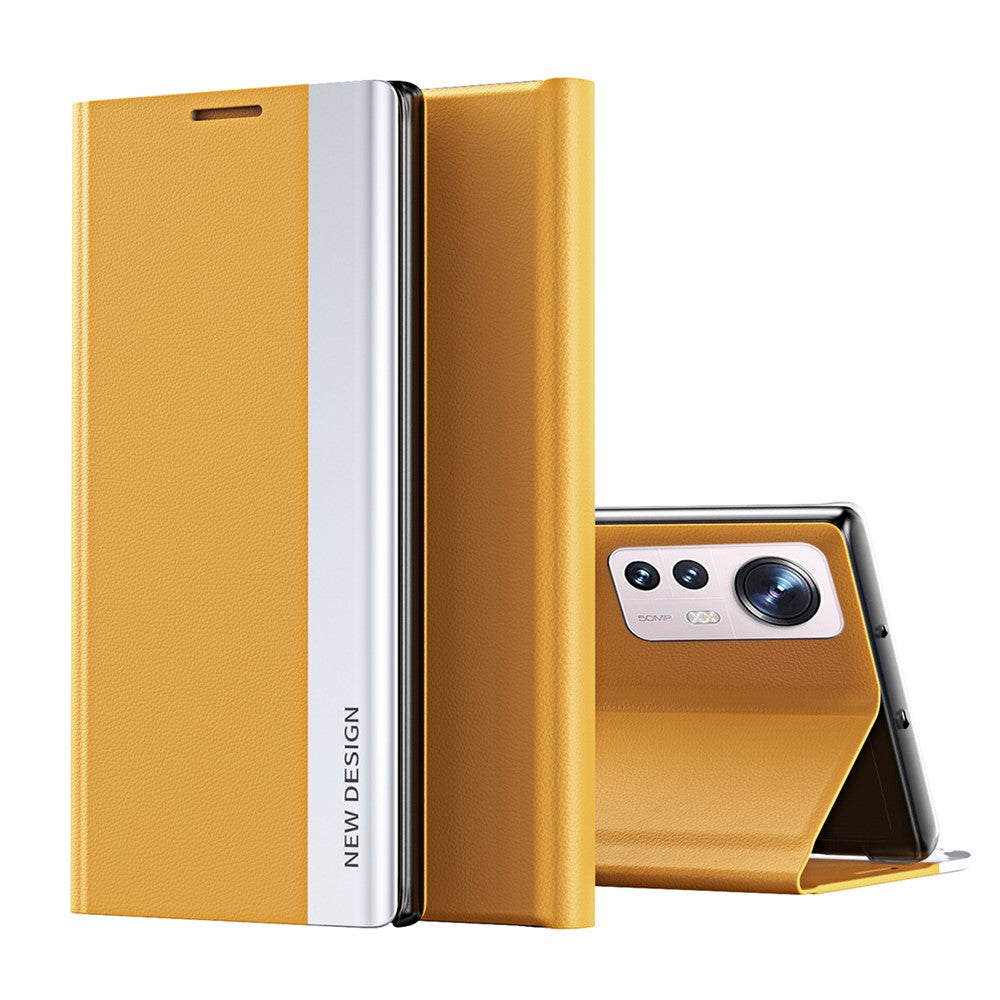 Folio Flip Full Protection PU Leather Stand Protective Phone Case for Xiaomi 12 5G / 12X 5G / 12S 5G