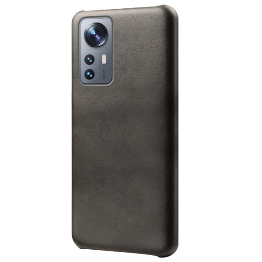For Xiaomi 12 Pro 5G / 12S Pro 5G /12 Pro (Dimensity) 5G Anti-scratch Anti-fall Textured PU Leather Coated Hard PC Anti-Slip Phone Cover