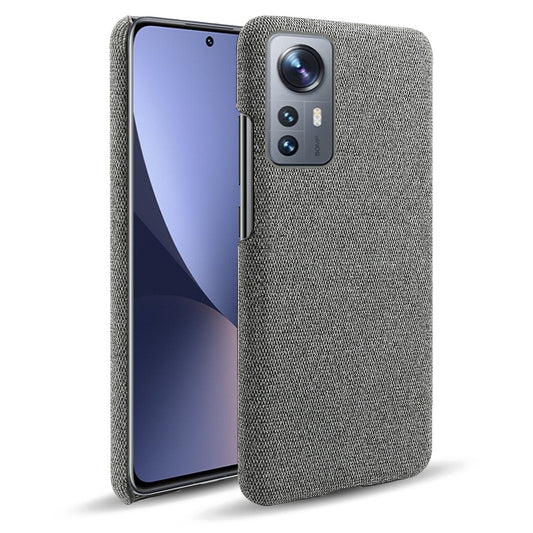 For Xiaomi 12 5G/12X 5G/12S 5GShockproof Cloth Texture Hard PC Protective Cover Anti-Slip Case