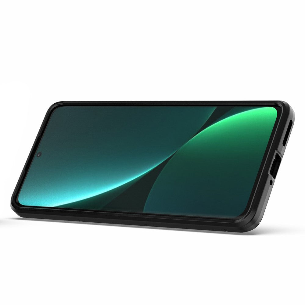 Hybrid Phone Case for Xiaomi 12 Pro 5G / 12S Pro 5G /12 Pro (Dimensity) 5G, Ring Kickstand Hard PC + Soft TPU Shock-Absorbing Phone Cover
