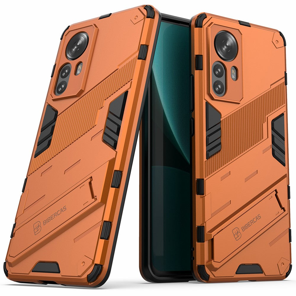 For Xiaomi 12 Pro 5G / 12S Pro 5G  / 12 Pro (Dimensity) 5G Dual Layer Hard PC + Soft TPU Shockproof Protective Phone Case with Kickstand