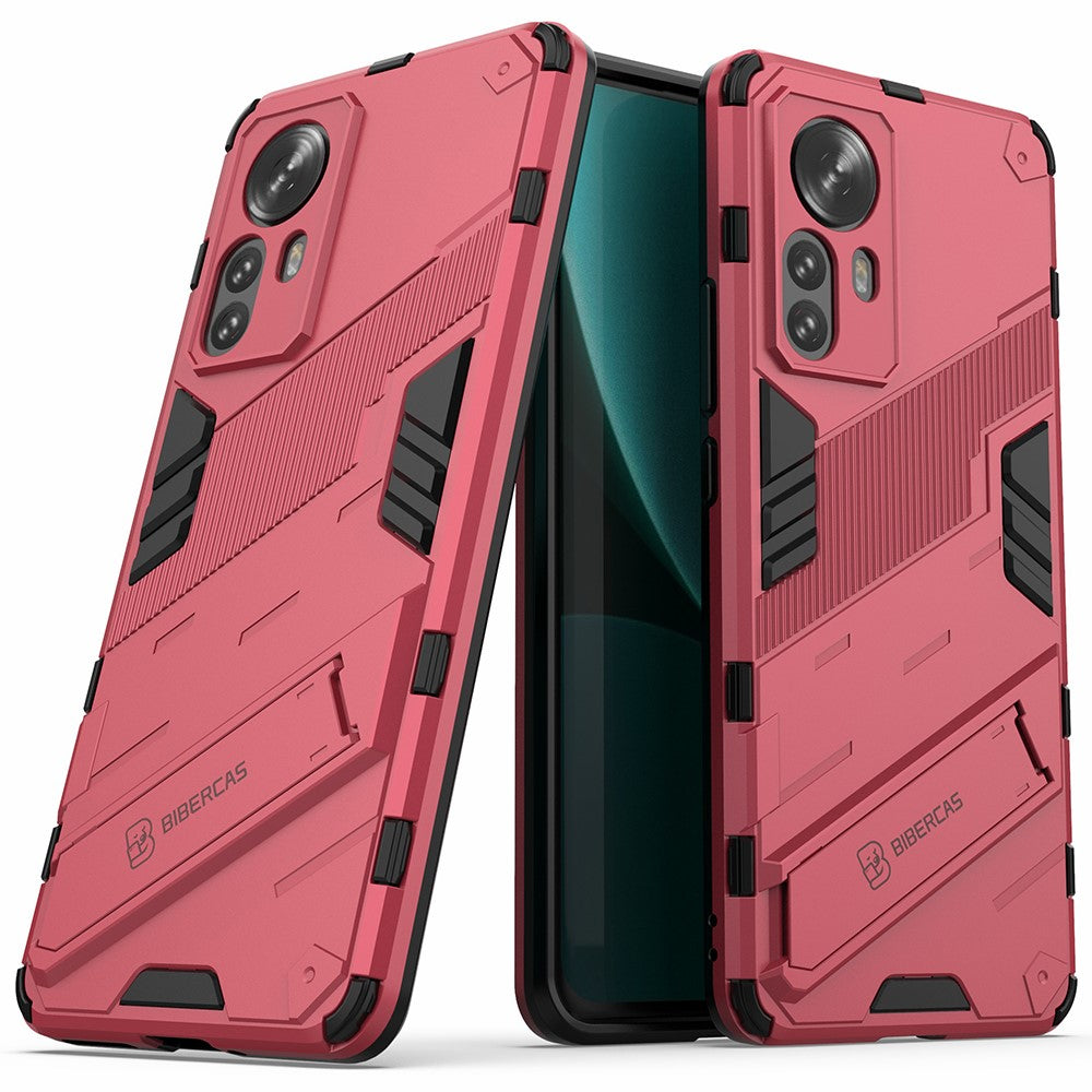 For Xiaomi 12 Pro 5G / 12S Pro 5G  / 12 Pro (Dimensity) 5G Dual Layer Hard PC + Soft TPU Shockproof Protective Phone Case with Kickstand