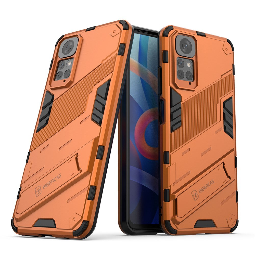 For Xiaomi Redmi Note 11 4G (Qualcomm) / Redmi Note 11S 4G PC + TPU Hybrid Phone Case Cover with Foldable Kickstand Design