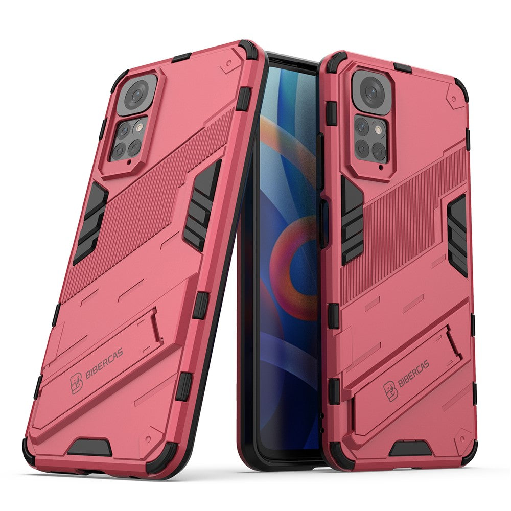 For Xiaomi Redmi Note 11 4G (Qualcomm) / Redmi Note 11S 4G PC + TPU Hybrid Phone Case Cover with Foldable Kickstand Design