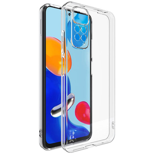 IMAK UX-5 Series Phone Case for Xiaomi Redmi Note 11 4G (Qualcomm) / Redmi Note 11S 4G, Transparent TPU Shockproof Cover