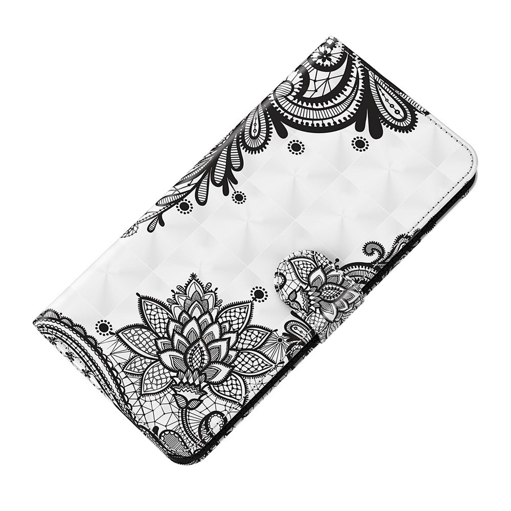 For Xiaomi Redmi Note 12 Pro 4G / 11 Pro 4G (MediaTek) / Note 11 Pro 5G (Qualcomm) Wallet Phone Case 3D Creative Pattern Printing PU Leather Wallet Stand Feature Flip Cover with Strap