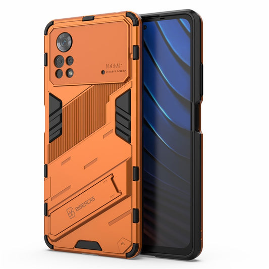 Xiaomi Poco X4 Pro 5G Handyhülle – Doppelschichtiges Design aus TPU + PC-Gehäuse mit Ständer und robuster Panzerabdeckung