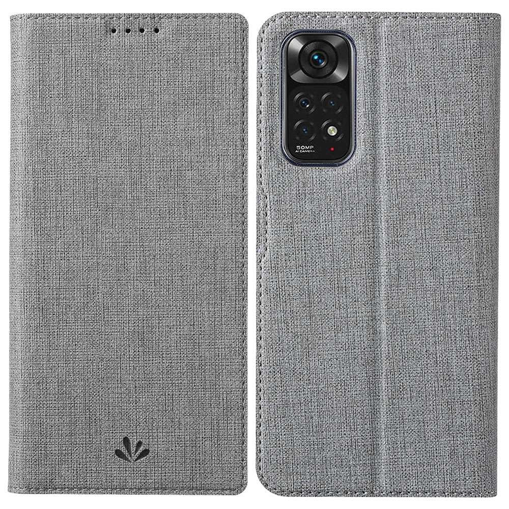 VILI DMX Series for Xiaomi Redmi Note 11 4G (Qualcomm)/Note 11S 4G Card Holder Anti-collision PU Leather Phone Case Stand Protective Cover