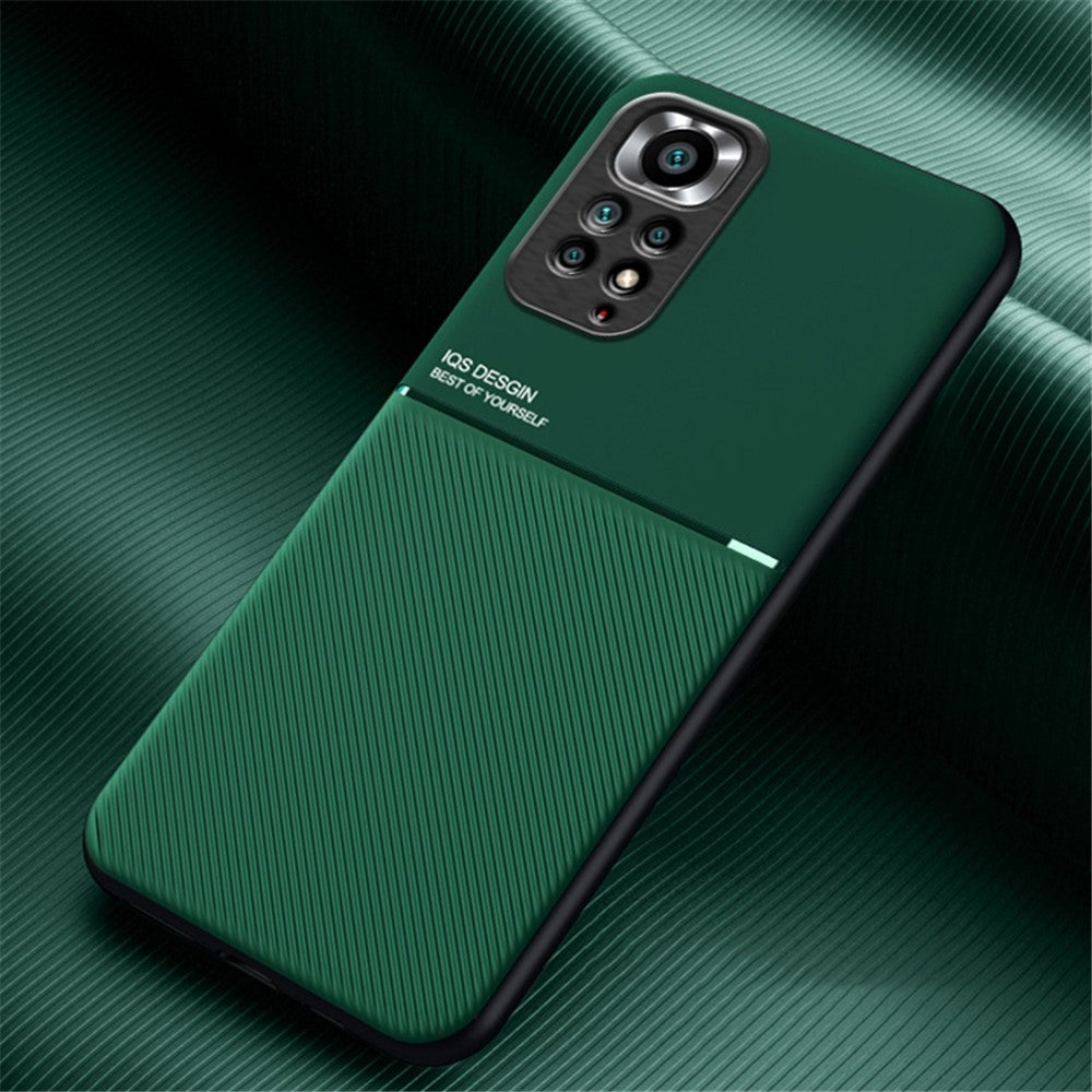 For Xiaomi Redmi Note 11 Pro 5G (Qualcomm)/Note 11 Pro 4G (MediaTek)/Note 11E Pro 5G PU Leather + TPU Imprinted Phone Case with Built-in Magnetic Metal Sheet