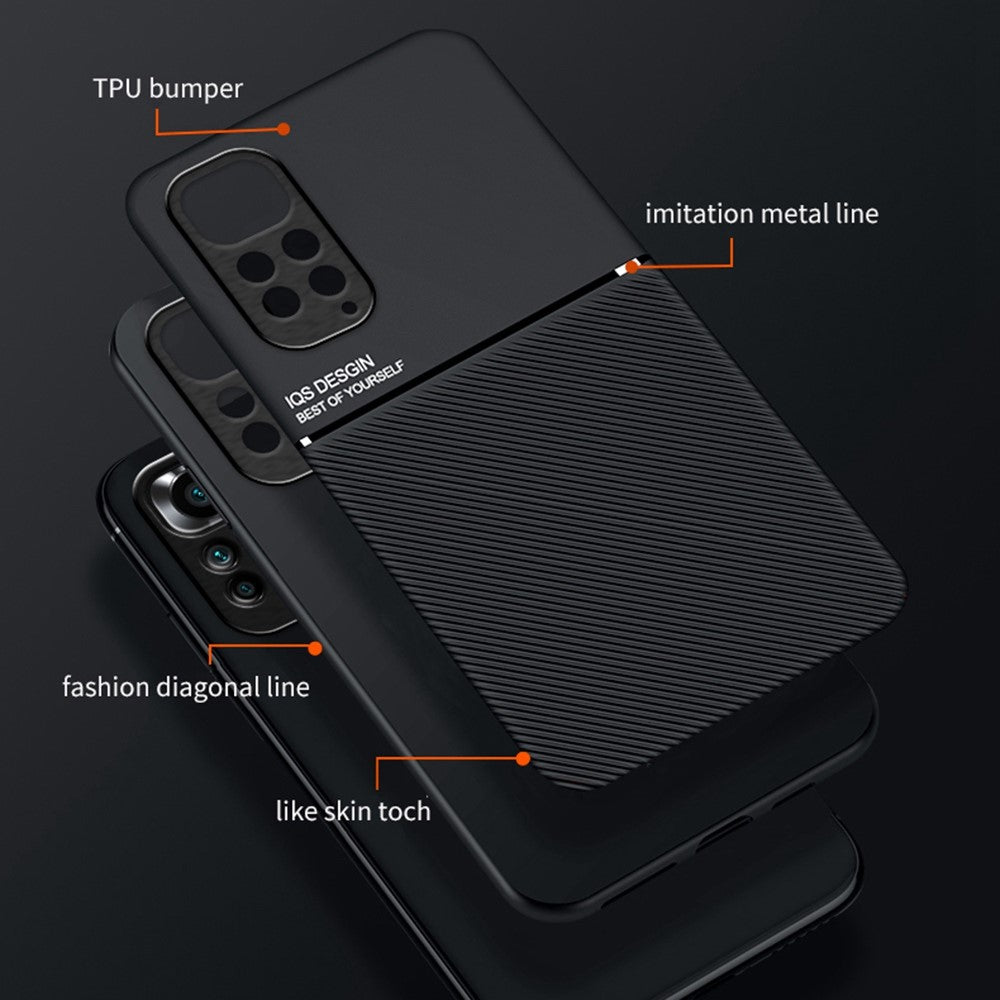 For Xiaomi Redmi Note 11 Pro 5G (Qualcomm)/Note 11 Pro 4G (MediaTek)/Note 11E Pro 5G PU Leather + TPU Imprinted Phone Case with Built-in Magnetic Metal Sheet