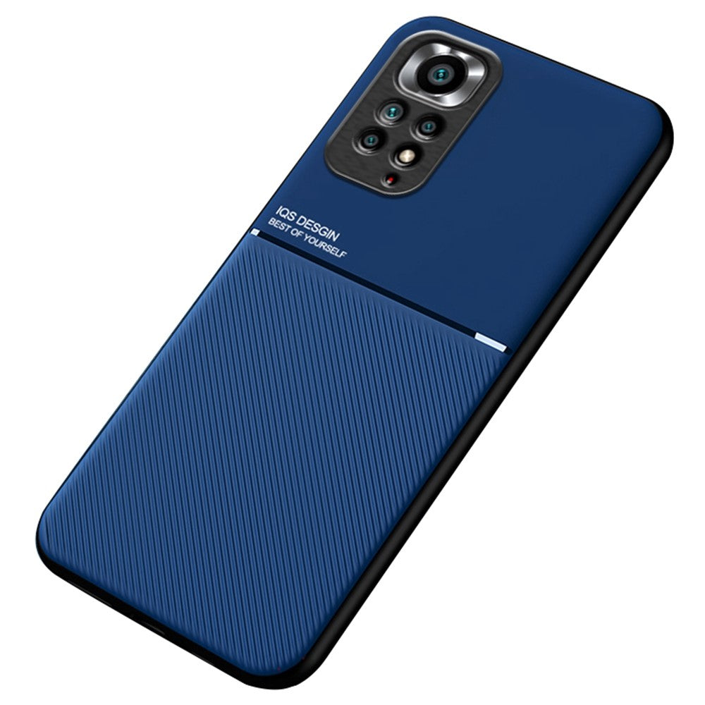 For Xiaomi Redmi Note 11 Pro 5G (Qualcomm)/Note 11 Pro 4G (MediaTek)/Note 11E Pro 5G PU Leather + TPU Imprinted Phone Case with Built-in Magnetic Metal Sheet