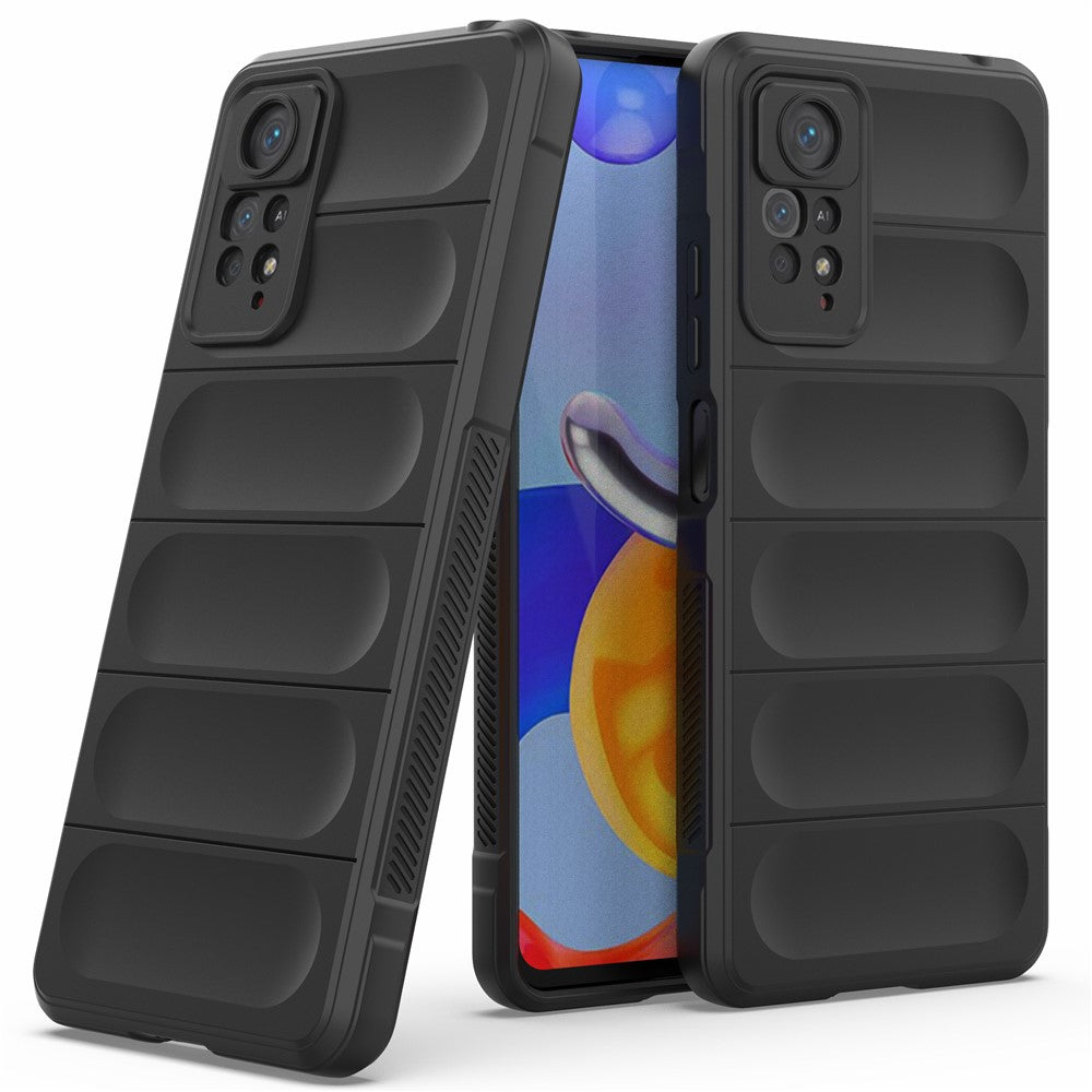 For Xiaomi Redmi Note 12 Pro 4G / 11 Pro 4G (MediaTek) / Note 11 Pro 5G (Qualcomm) TPU Phone Protector Case Anti-drop Rugged Back Cover