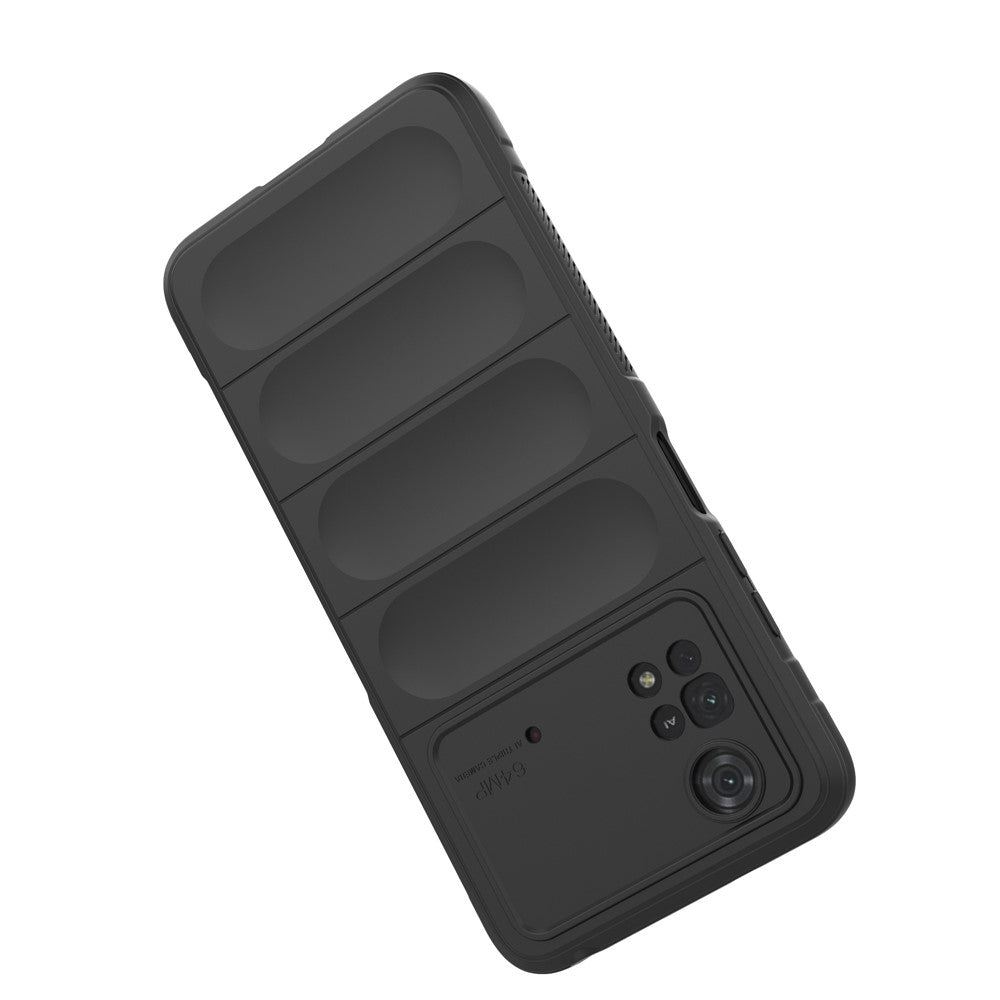 For Xiaomi Poco M4 Pro 4G Drop-proof TPU Phone Cover Anti-slip Edge Rugged Back Case