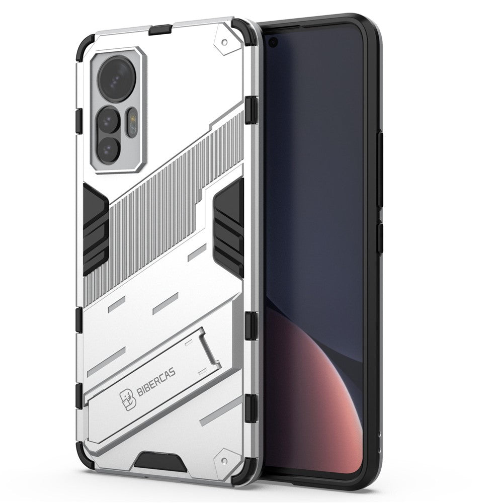 For Xiaomi 12 Lite 5G Shockproof Protective Shell TPU+PC Kickstand Phone Cover Case