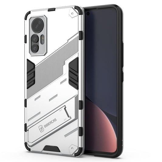 Xiaomi 12 Lite 5G Handyhülle – Stoßfeste aus TPU und PC mit Ständer