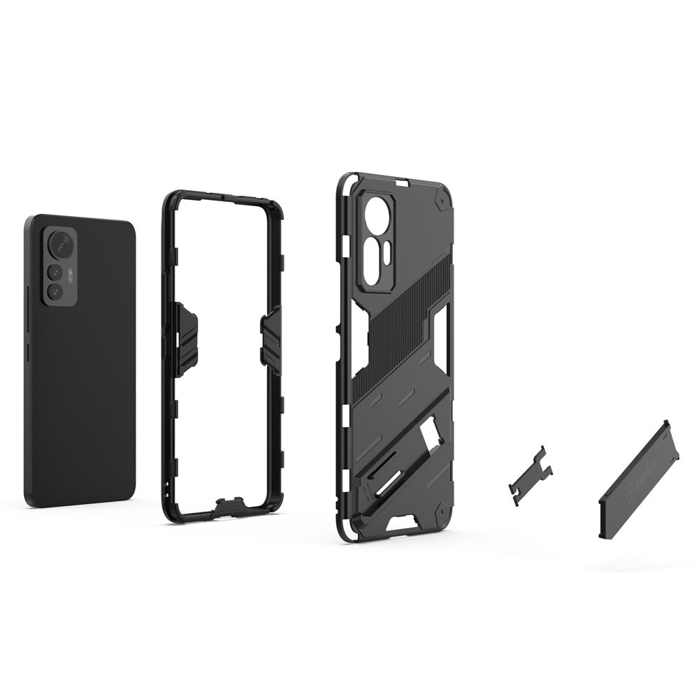 For Xiaomi 12 Lite 5G Shockproof Protective Shell TPU+PC Kickstand Phone Cover Case