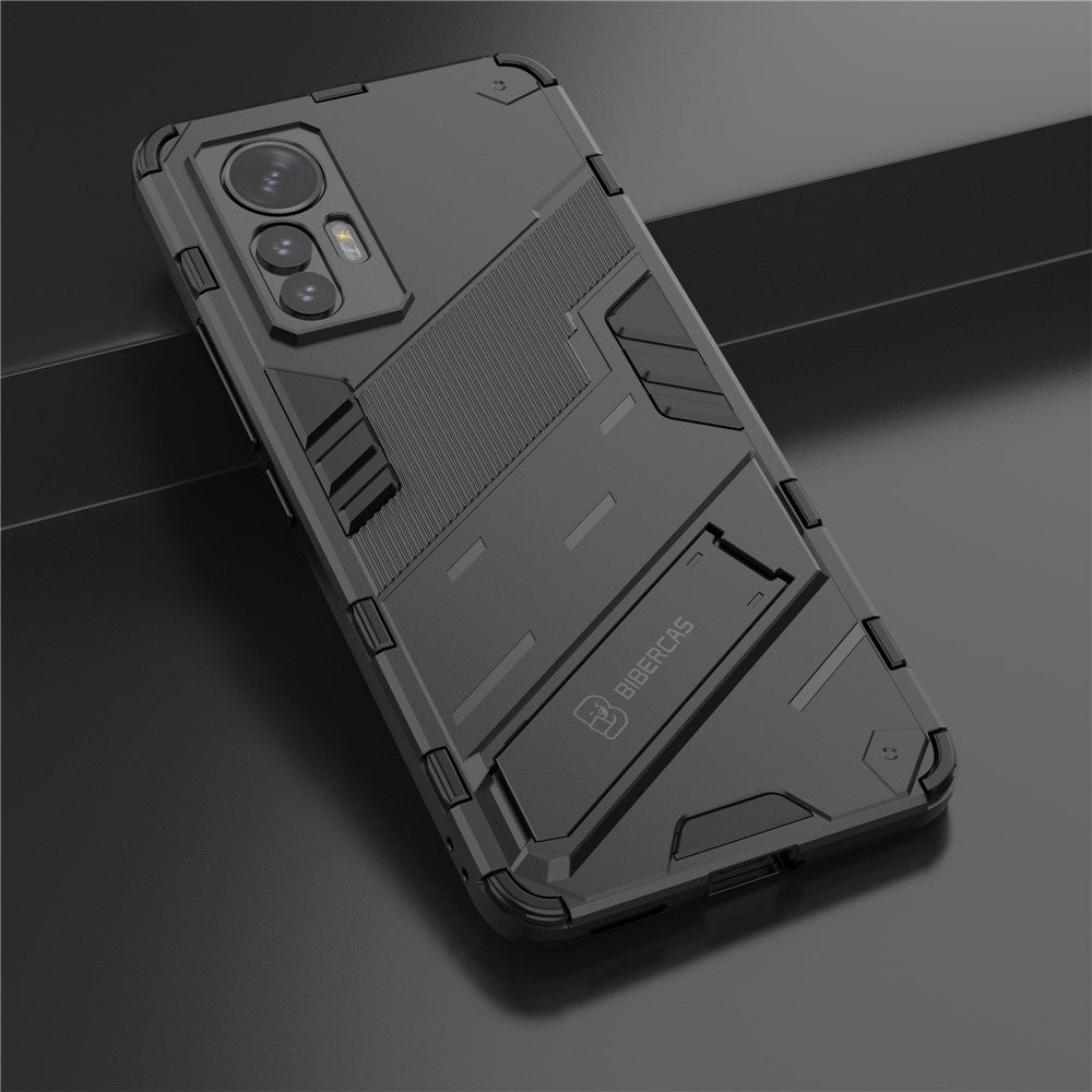 For Xiaomi 12 Lite 5G Shockproof Protective Shell TPU+PC Kickstand Phone Cover Case