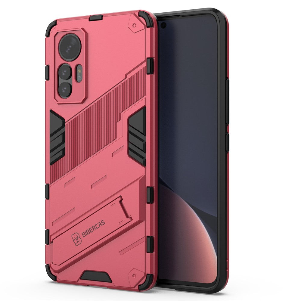 For Xiaomi 12 Lite 5G Shockproof Protective Shell TPU+PC Kickstand Phone Cover Case