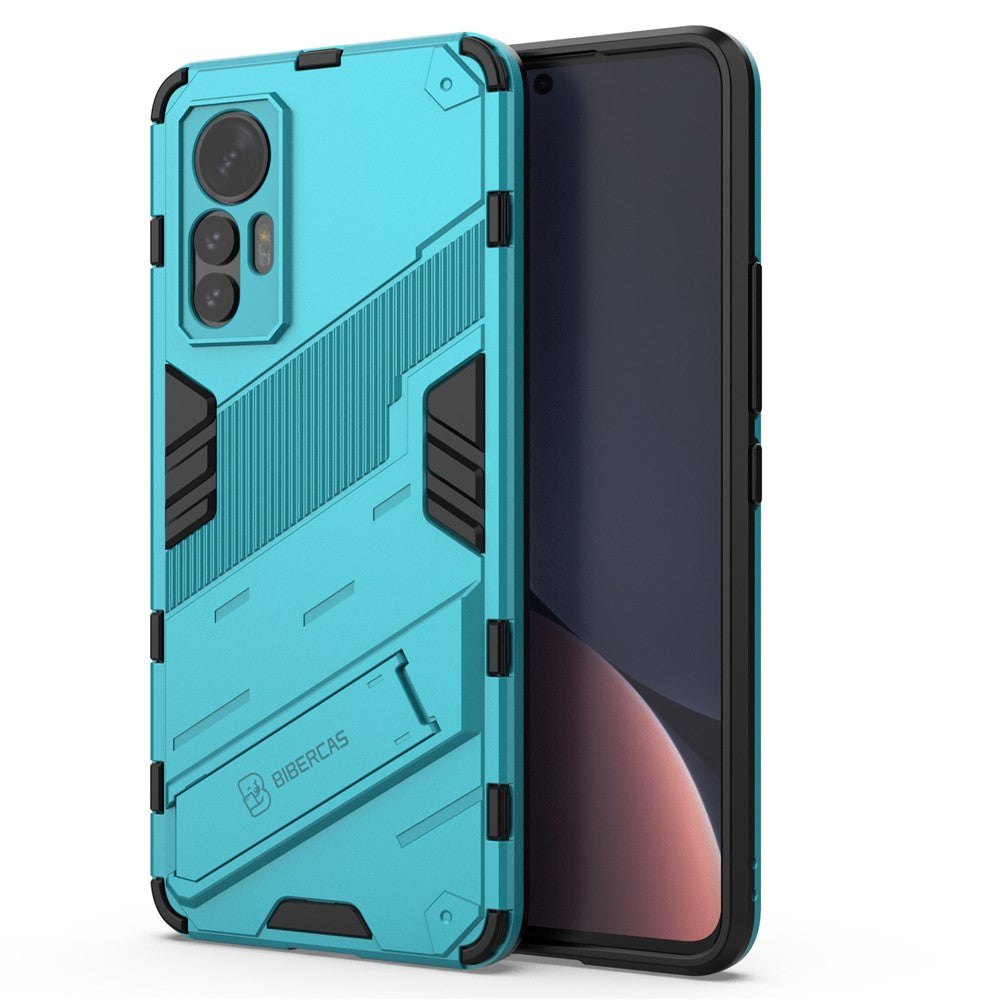 For Xiaomi 12 Lite 5G Shockproof Protective Shell TPU+PC Kickstand Phone Cover Case