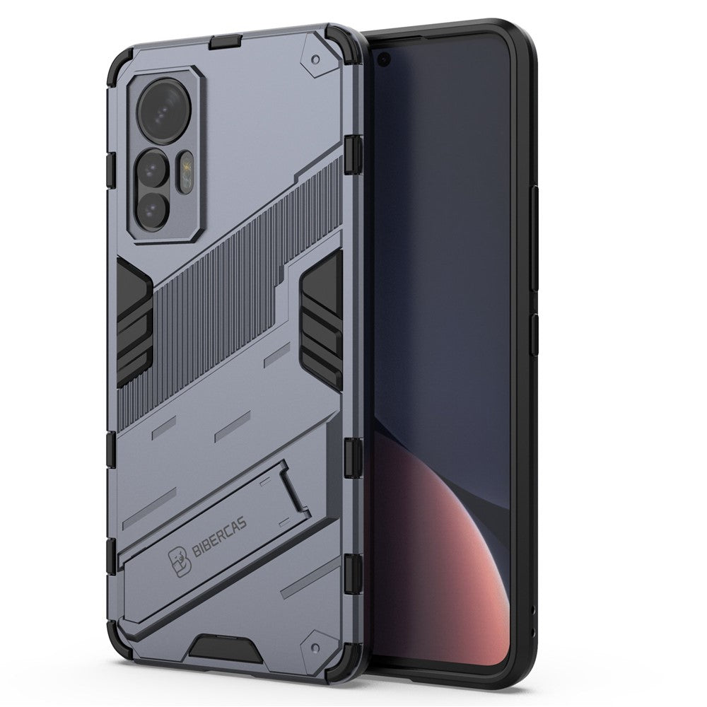 For Xiaomi 12 Lite 5G Shockproof Protective Shell TPU+PC Kickstand Phone Cover Case